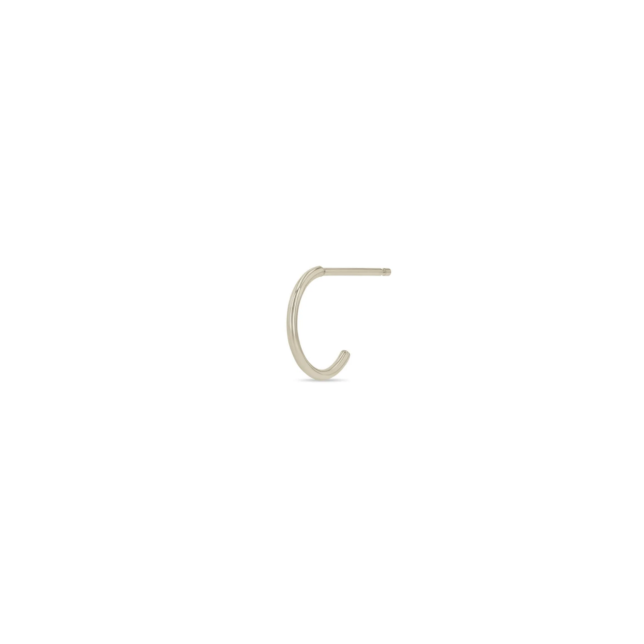 14k Gold Tiny Huggie Hoops