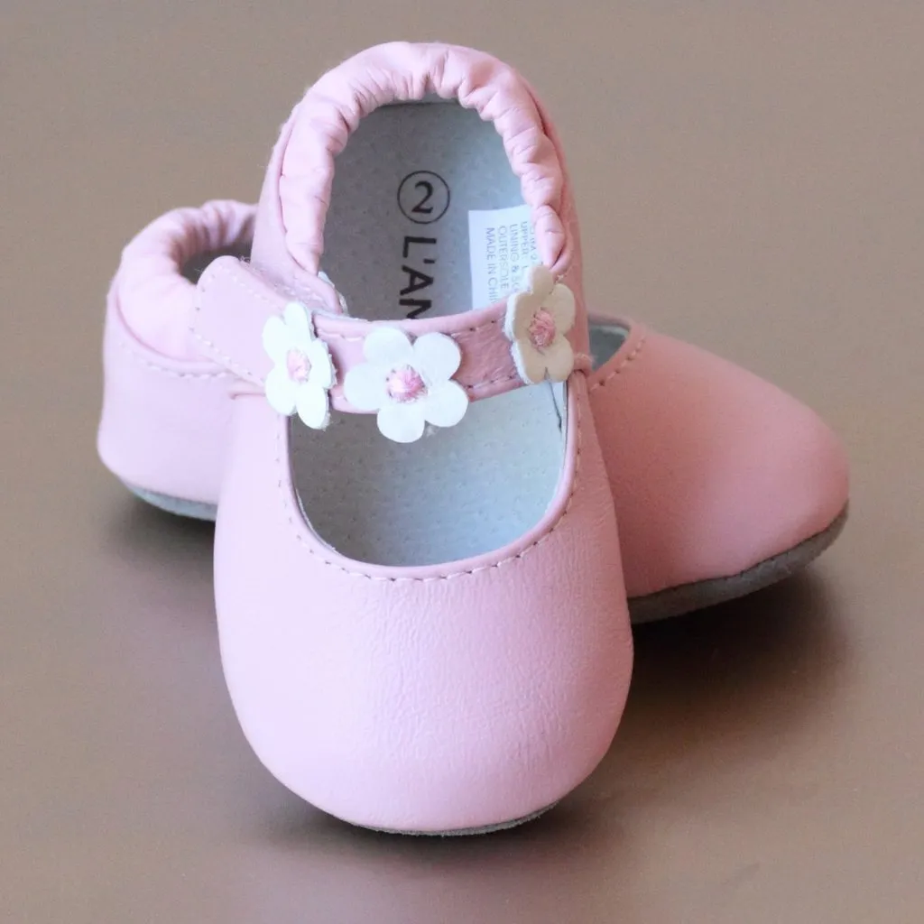 3 Flower Baby Mary Jane L'Amour Shoes