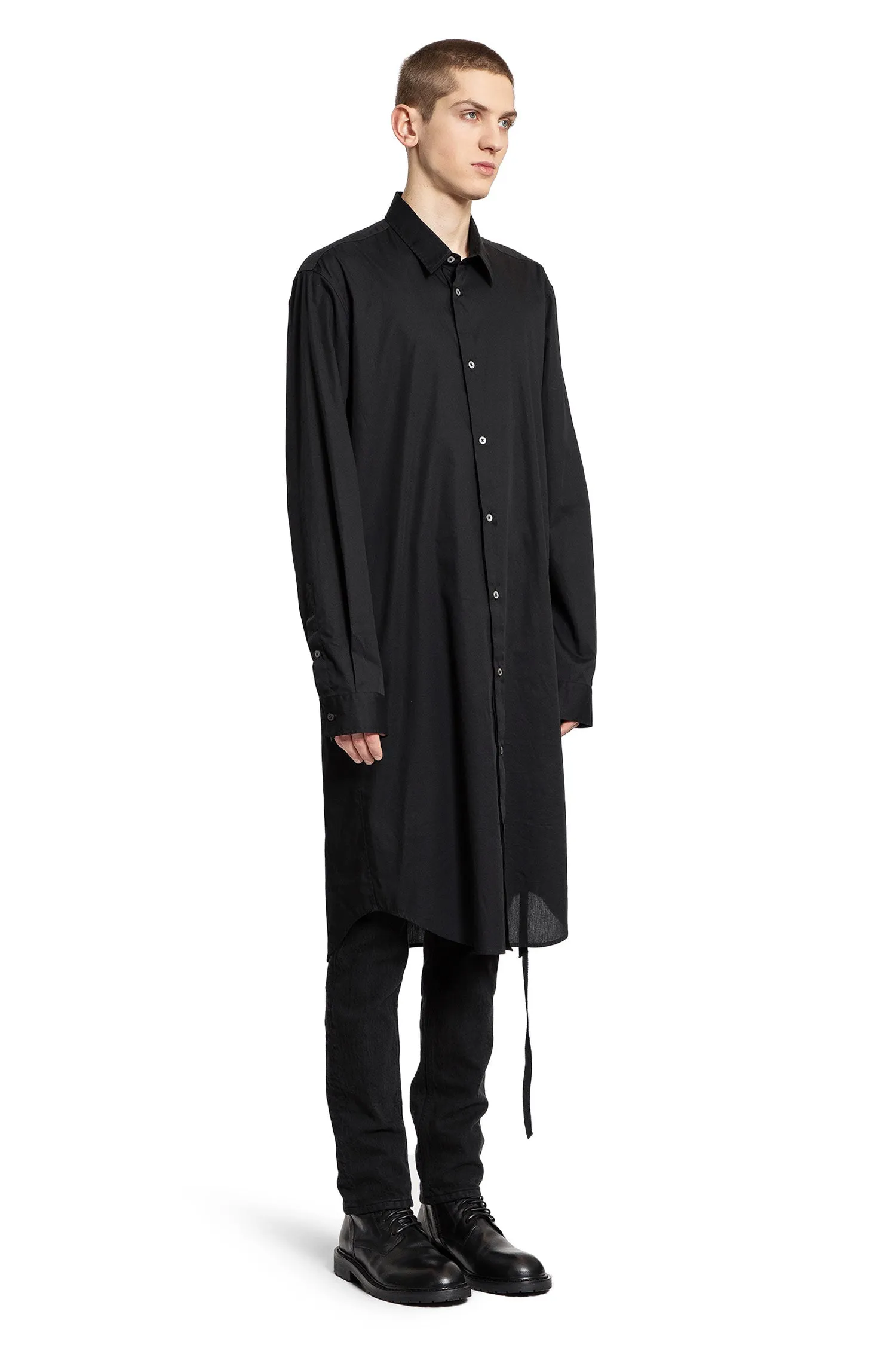 ANN DEMEULEMEESTER MAN BLACK SHIRTS