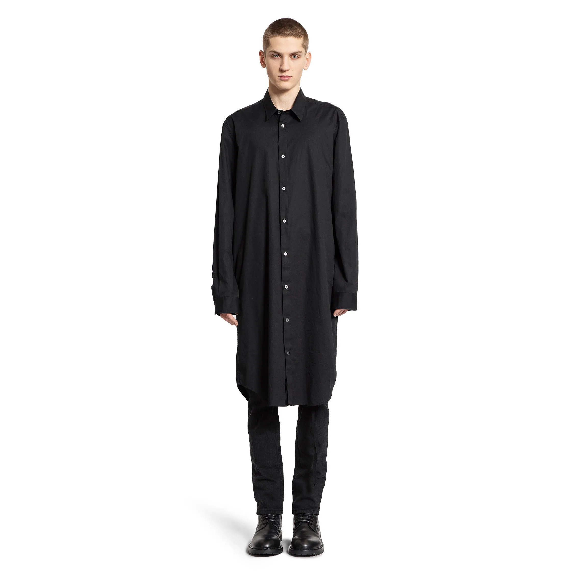 ANN DEMEULEMEESTER MAN BLACK SHIRTS