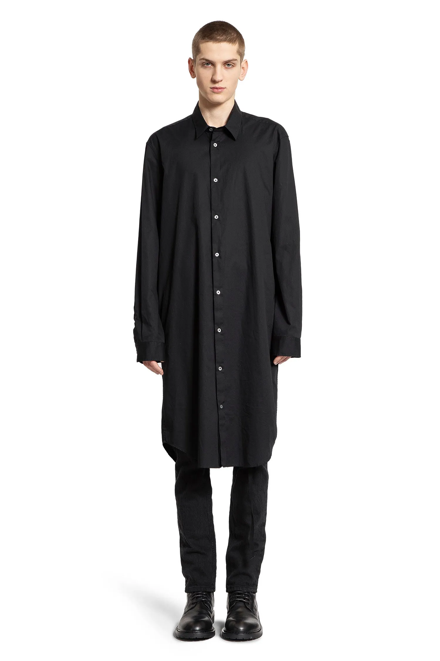 ANN DEMEULEMEESTER MAN BLACK SHIRTS