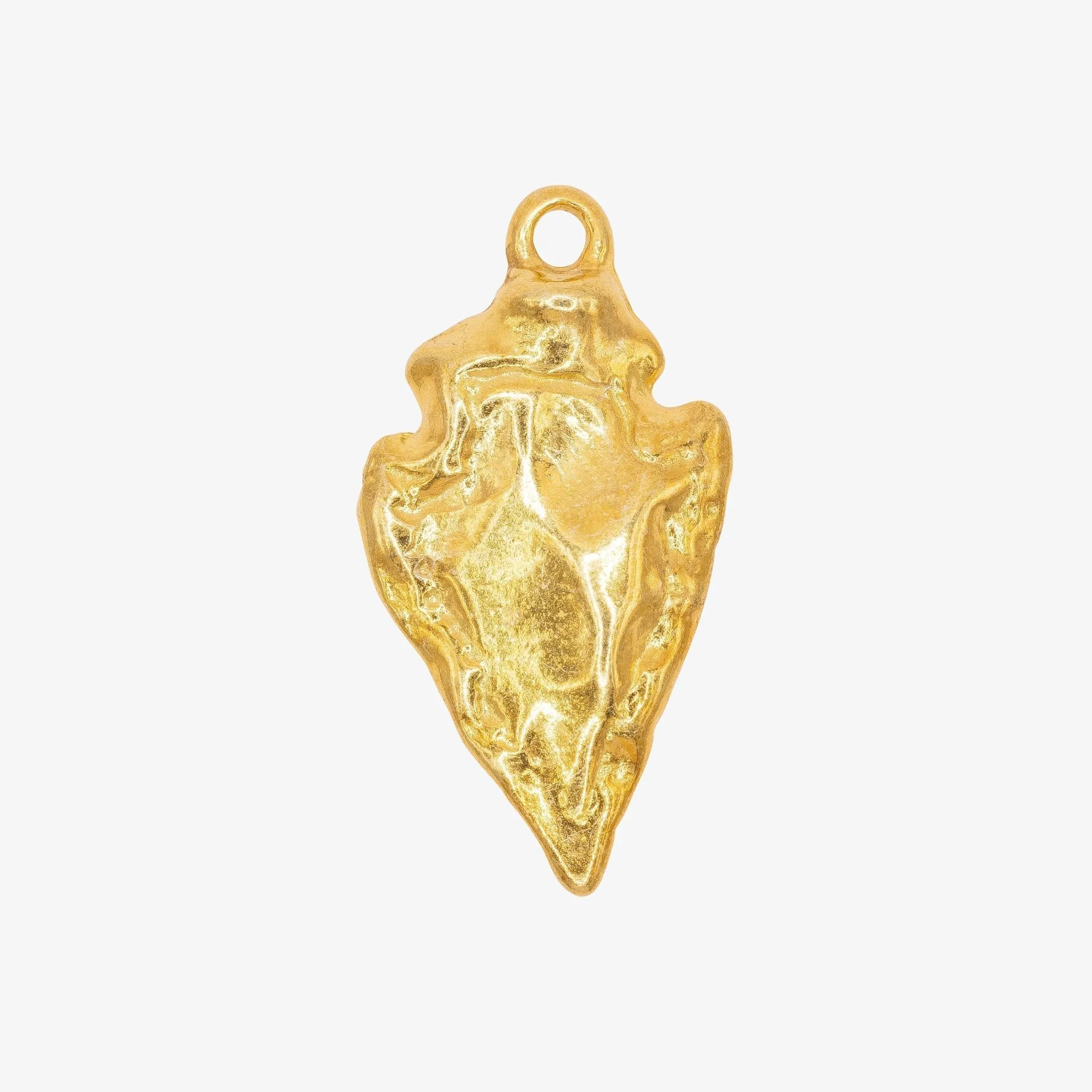 Arrowhead Charm Wholesale 14K Gold, Solid 14K Gold, G80