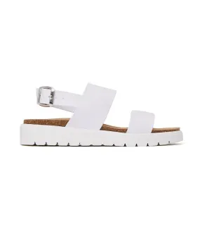 'Ashai’ women's vegan footbed sandals by Matt and Nat - white