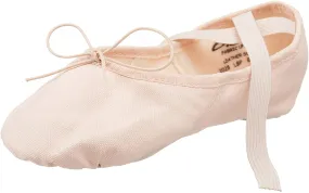 Capezio Girls Child 2028C Canvas Juliet Ballet Shoe Light Ballet Pink 2.5