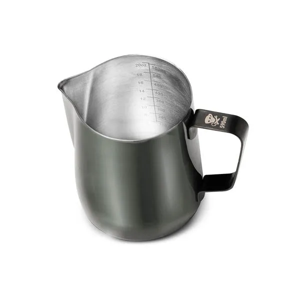 Colored Frothing Pitcher 20oz - Black