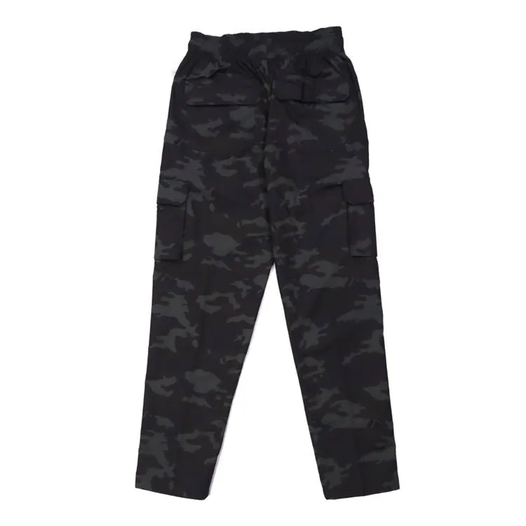 Cookman Chef Pants Cargo - Ripstop : Woodland Camo Black