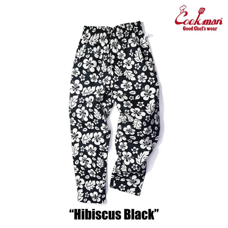 Cookman Chef Pants - Hibiscus : Black