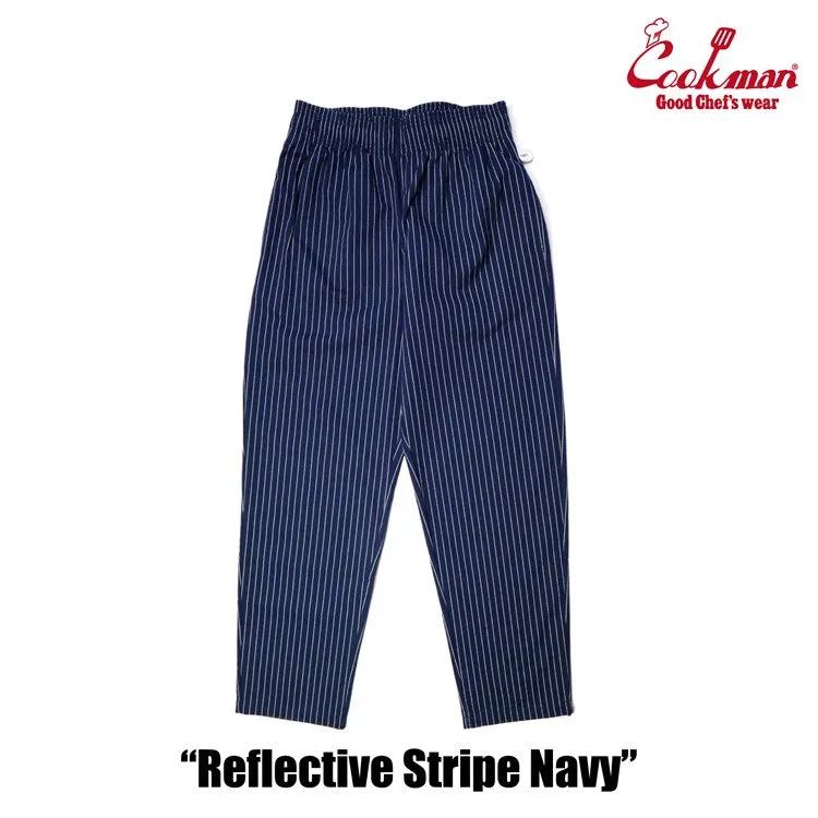 Cookman Chef Pants - Reflective Stripe : Navy