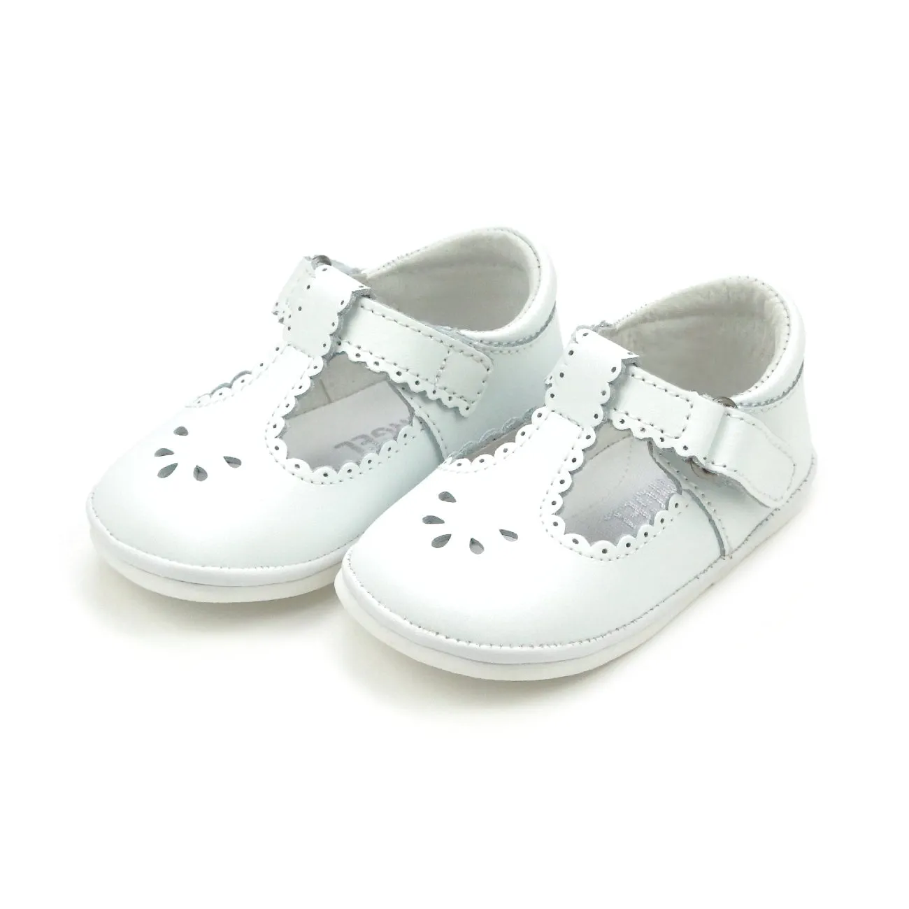 Dottie Scalloped T-Strap Mary Jane (Baby)