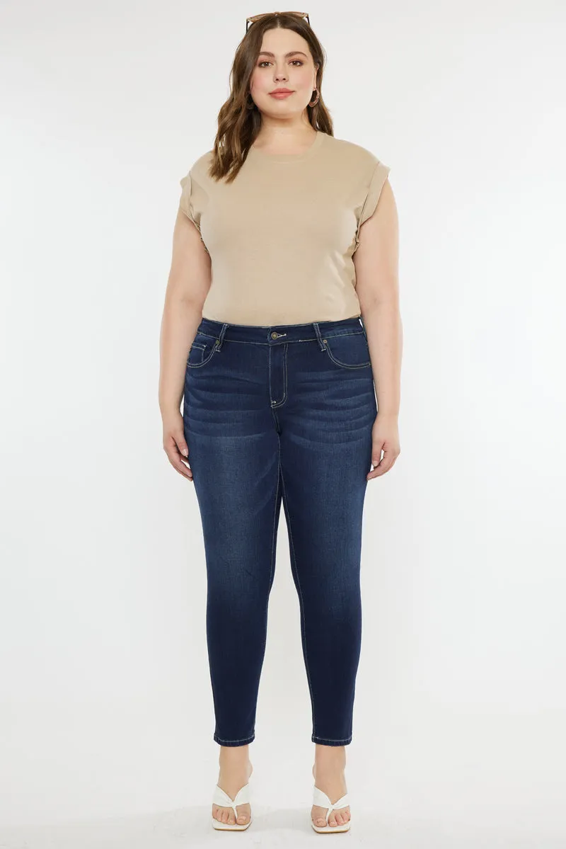 Elizabeth High Rise Super Skinny Jeans (Plus Size)