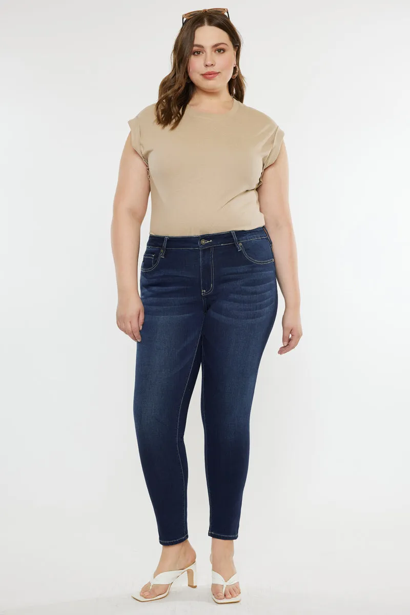 Elizabeth High Rise Super Skinny Jeans (Plus Size)