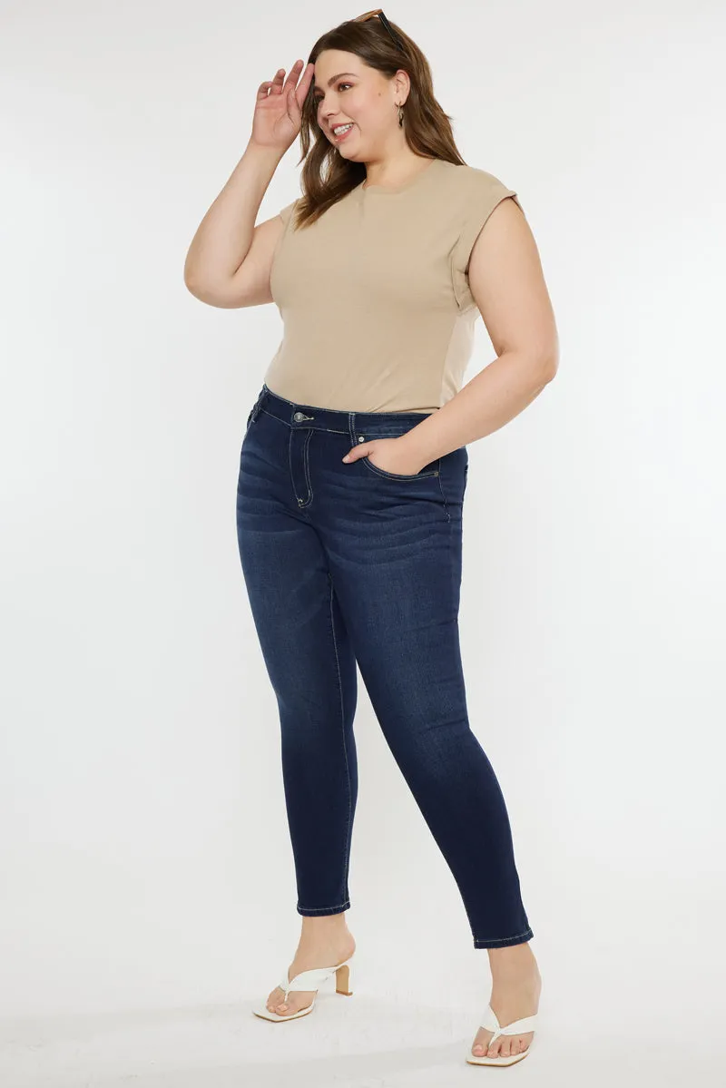 Elizabeth High Rise Super Skinny Jeans (Plus Size)