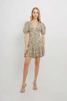 Flower Short Dress