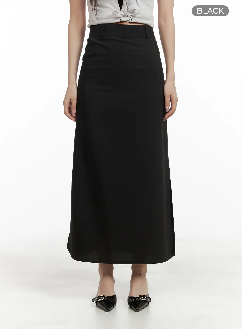 High Waist Maxi Skirt CA409