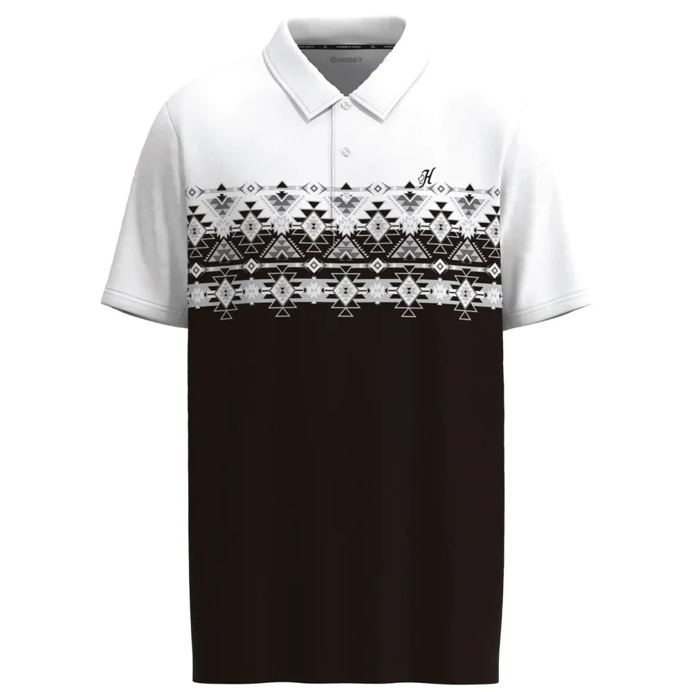 'Hooey' Men's The Weekender Polo - Black / White