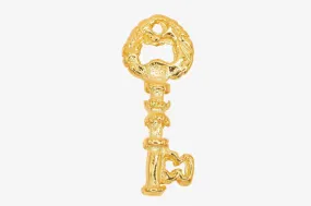 Key Charm Wholesale 14K Gold, Solid 14K Gold, G109