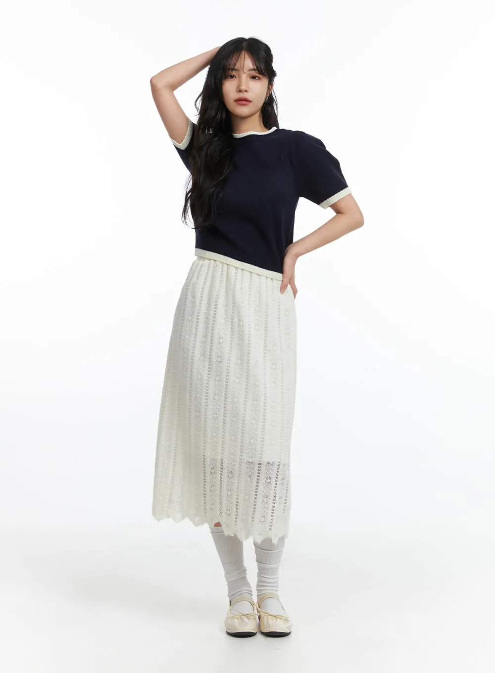 Long Laced Skirt OJ425