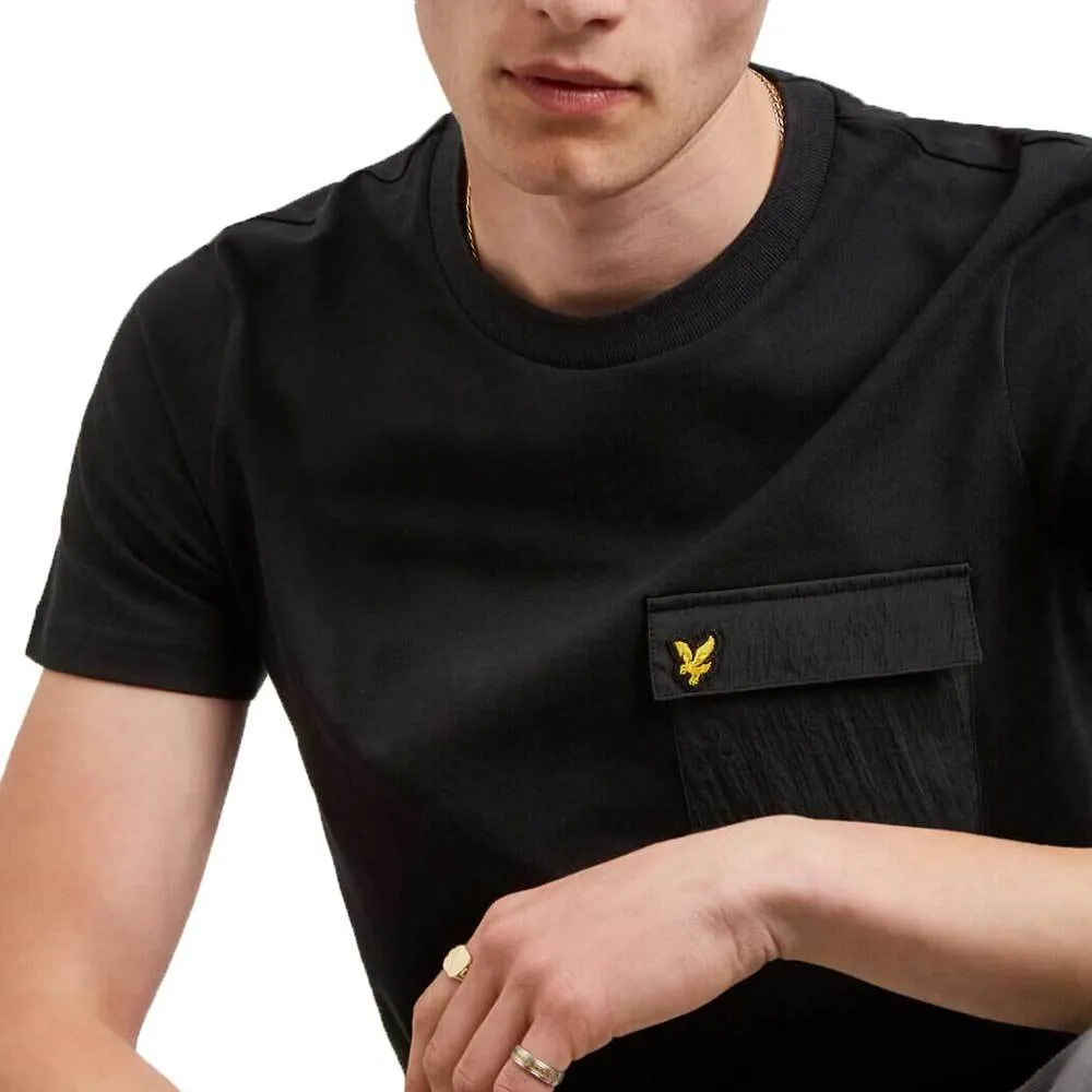 Lyle & Scott  Nylon Pocket T-Shirt - Black TS1125V