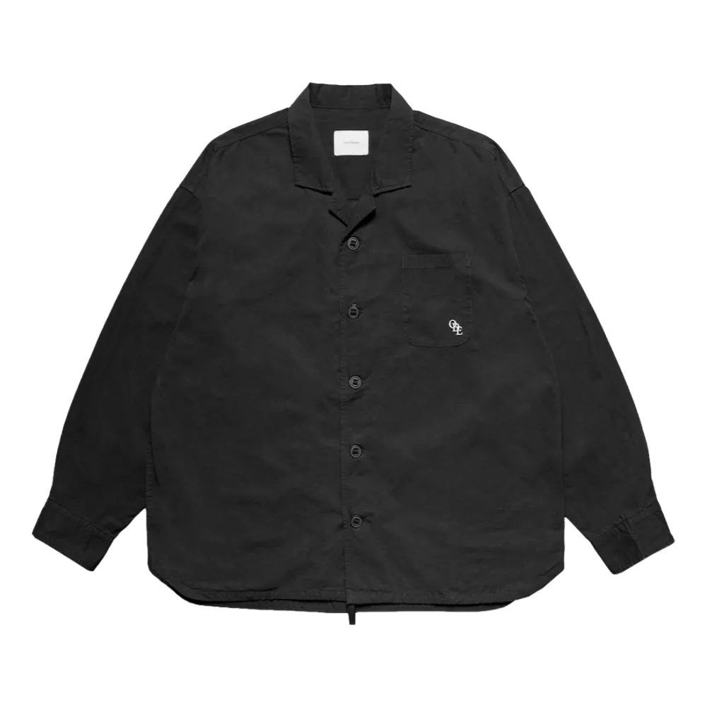 OPEN DIALOGUE LOGO POCKET SHIRT-BLACK