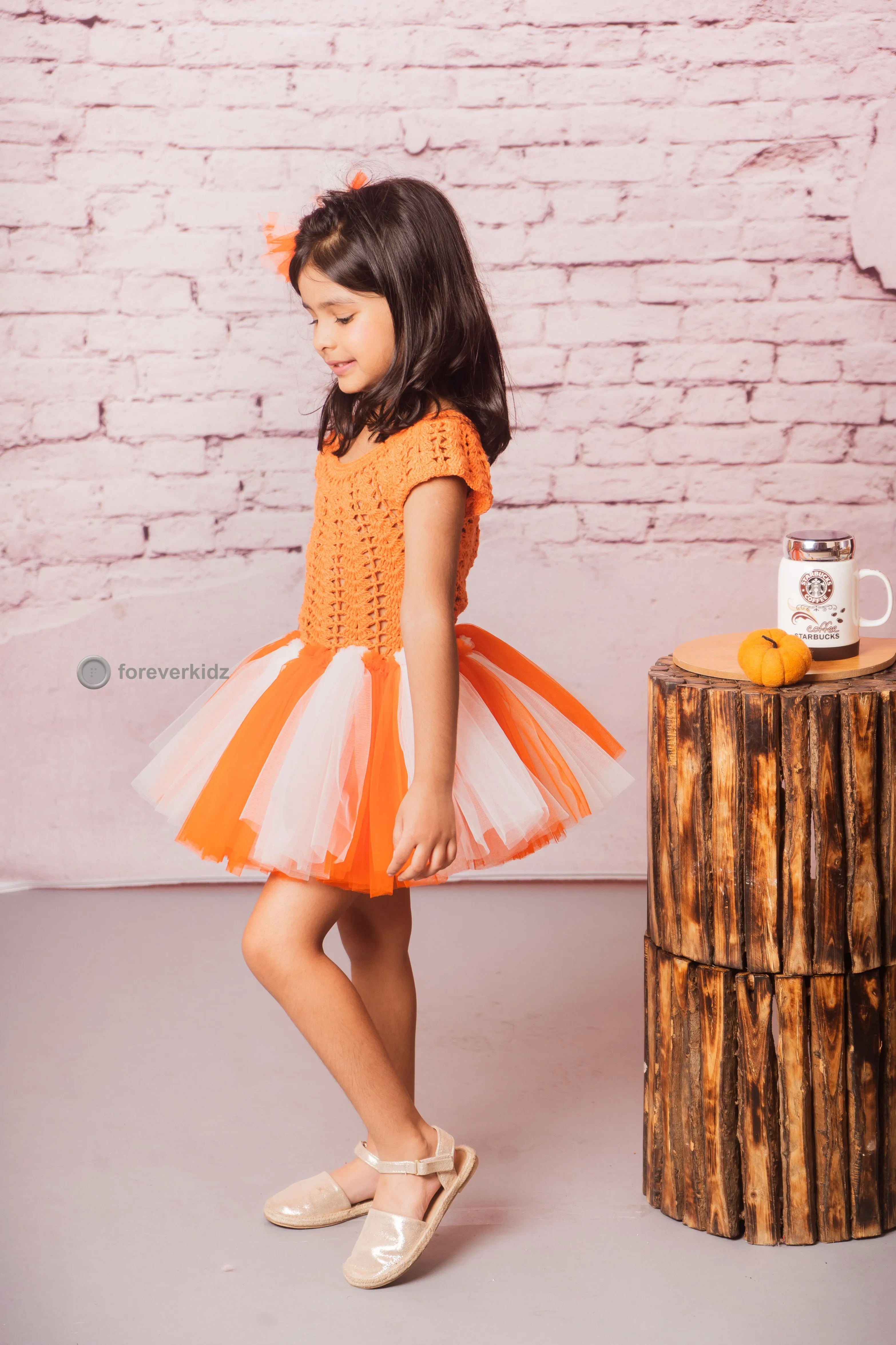 Orange Blaze Tutu Dress