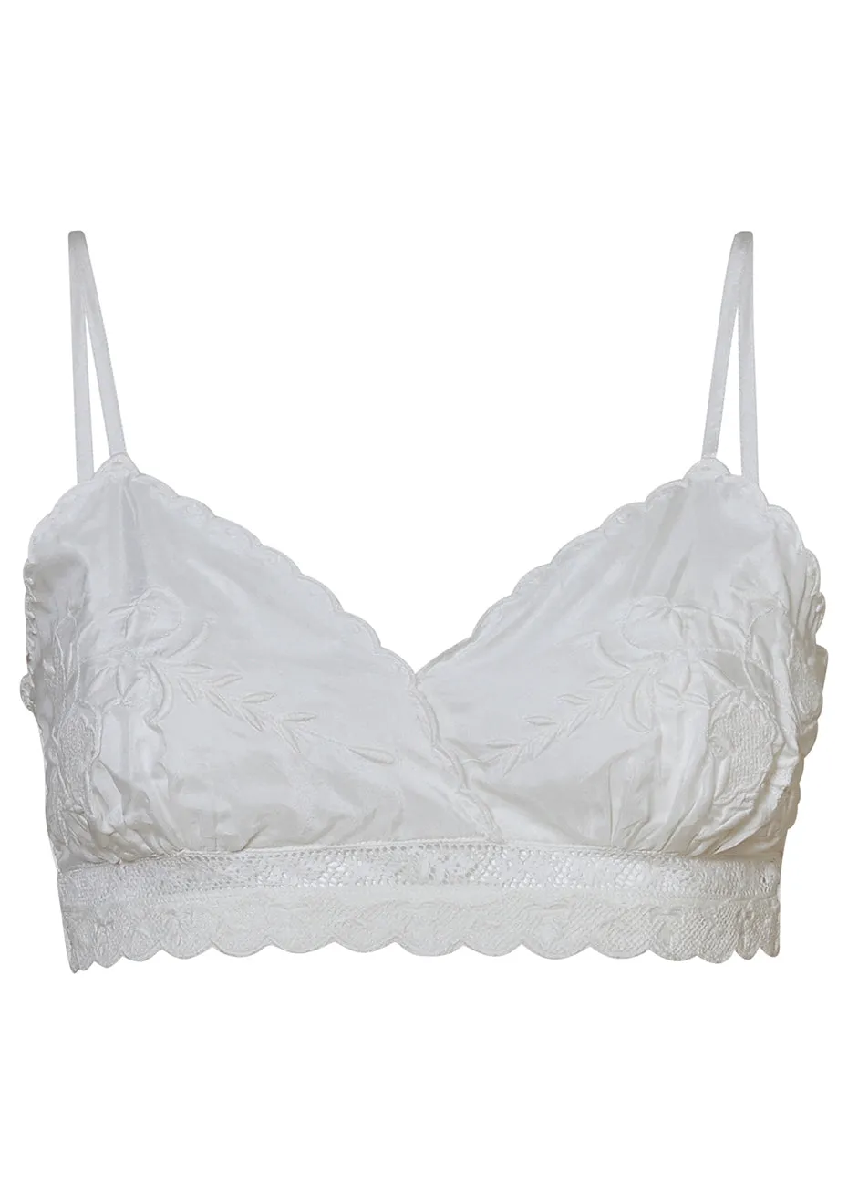 Pabla Silk Bralette Top