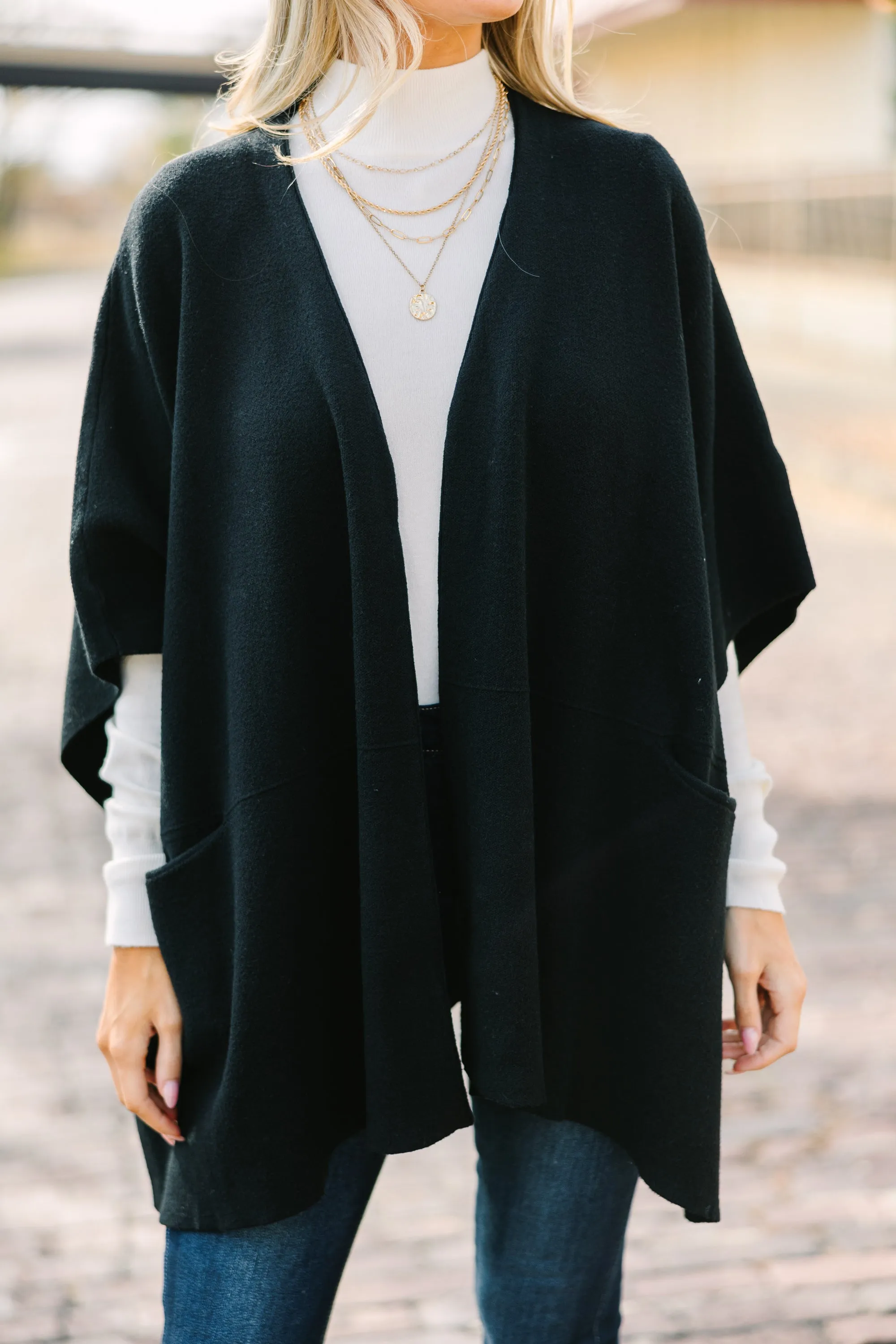 Pinch: All A Dream Black Cardigan