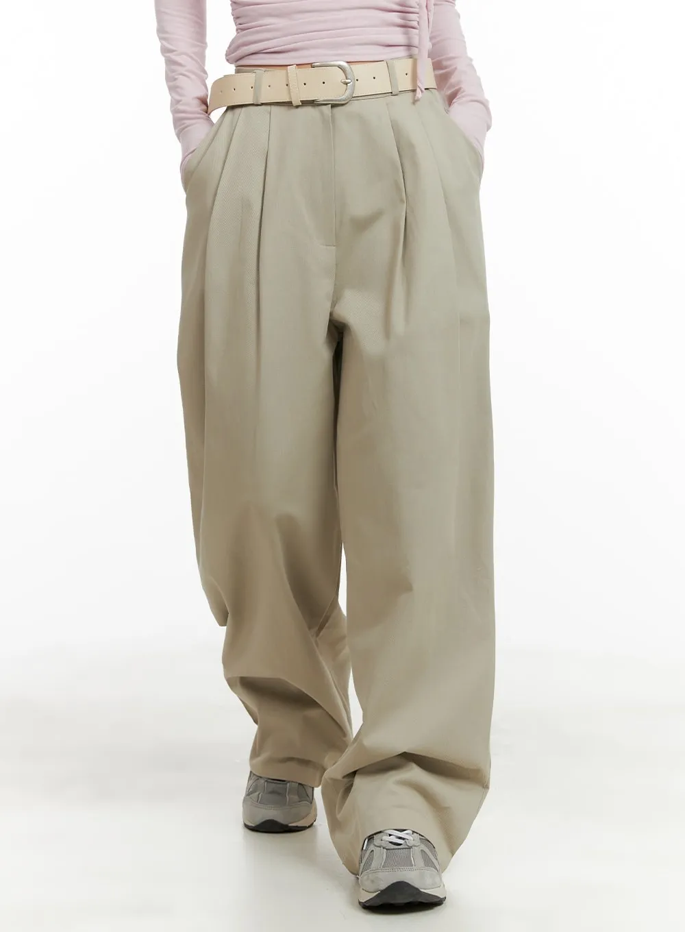 Pintuck Baggy Trousers CA409