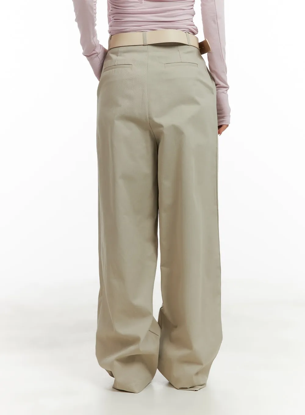 Pintuck Baggy Trousers CA409