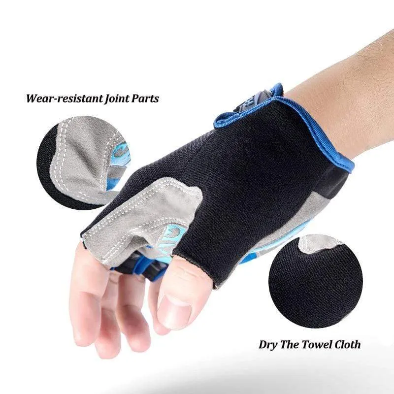 Professional Men Gym Fitness Gloves Women Half Finger Weightlifting Cycling Gloves Non-slip Summer Bicycle Bike Sport