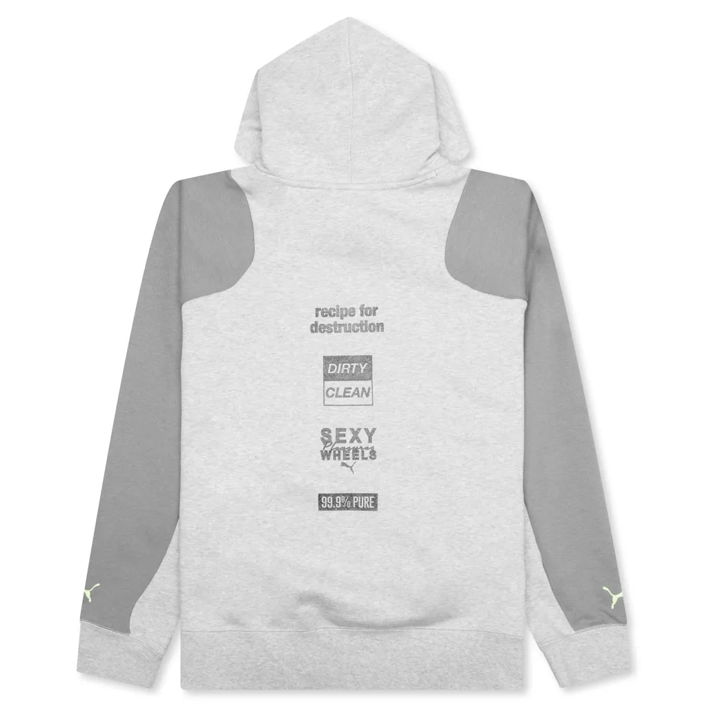 Puma x Pleasures Hoodie - Light Grey Heather