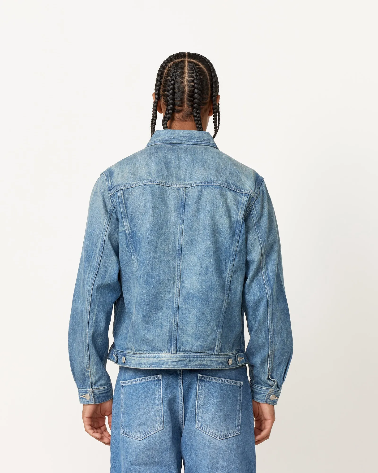 Selvedge Faded Denim Blouson