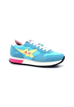 SUN68 Star Girl Solid Sneaker Donna Azzurro Z33210