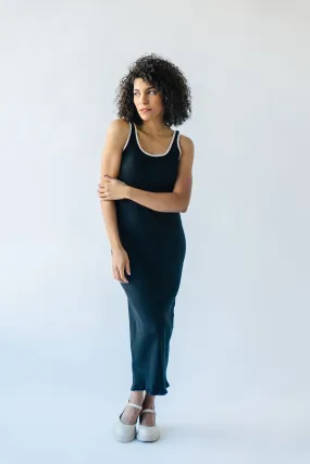 The Alameda Tank Maxi Dress in Black