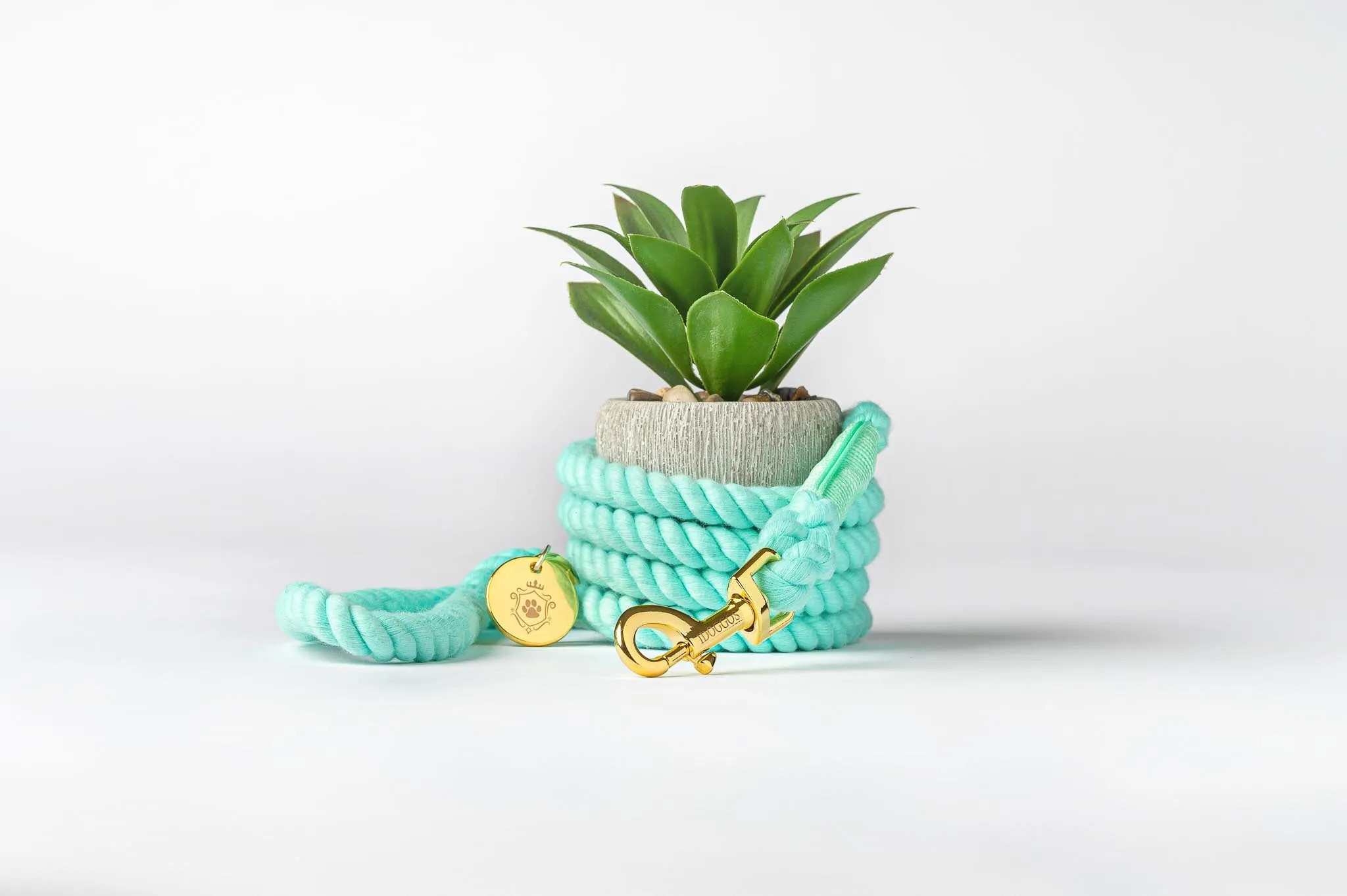 Tropical Green Rope Leash