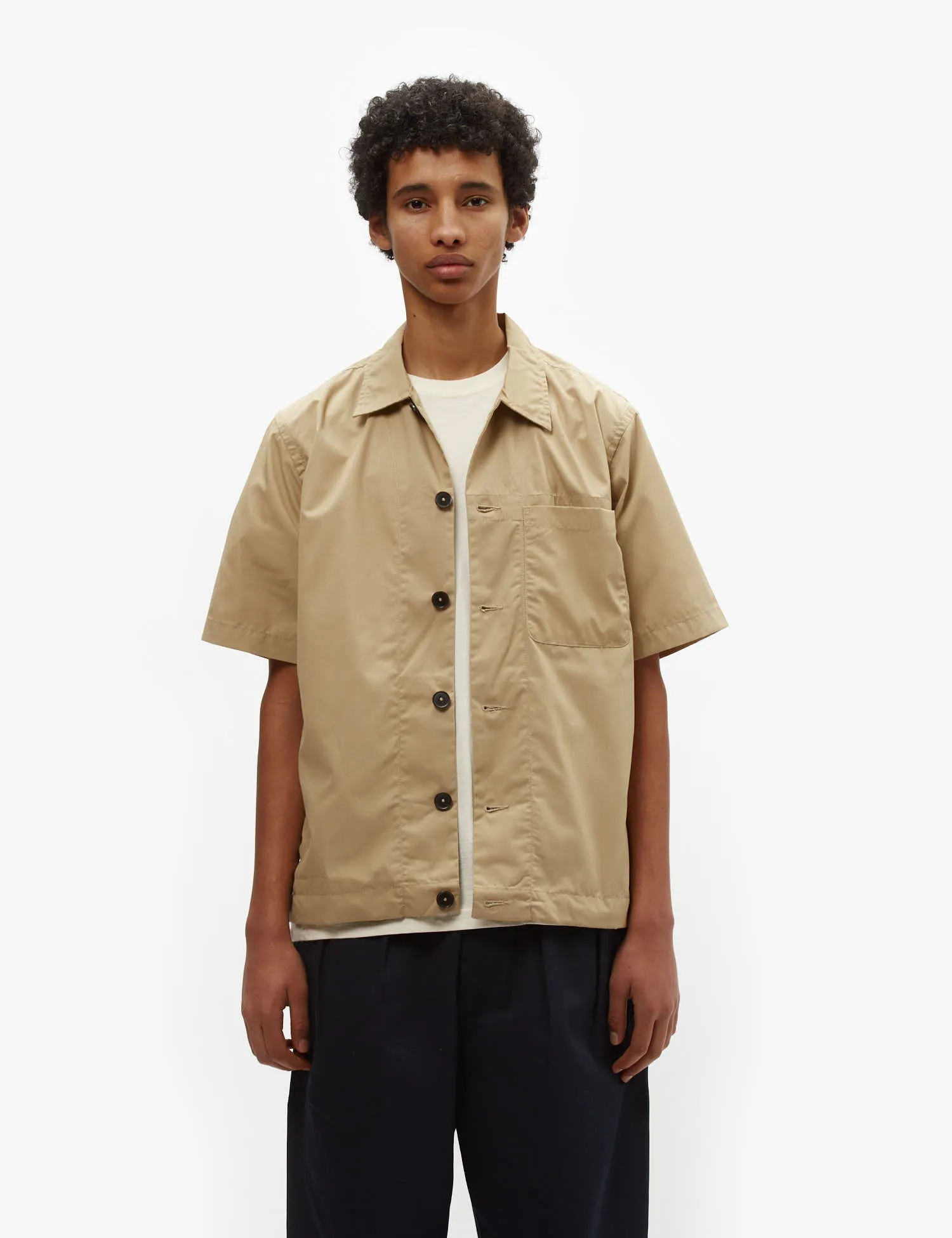 Universal Works Tech Overshirt (Recycled Poly) - Sand