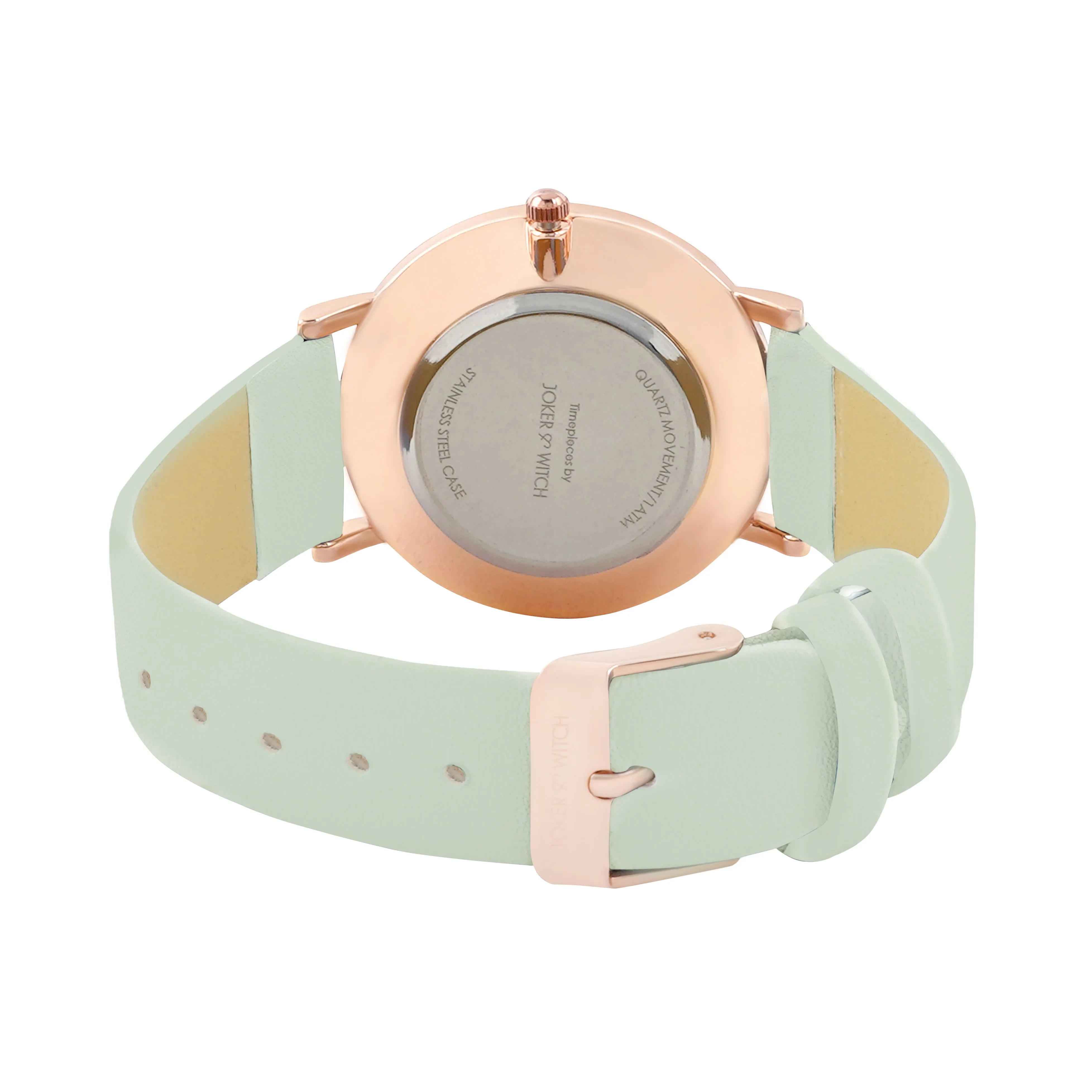 Very Leafy Green PU Strap Watch