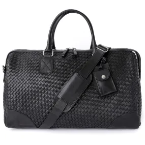 Woven Leather Duffle 50L