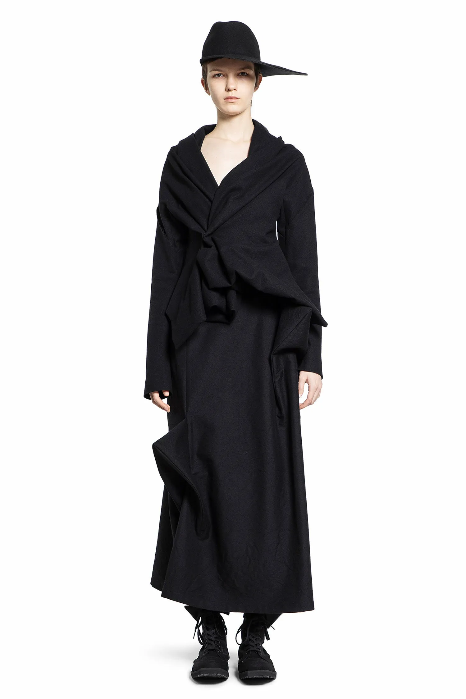 YOHJI YAMAMOTO WOMAN BLACK SKIRTS