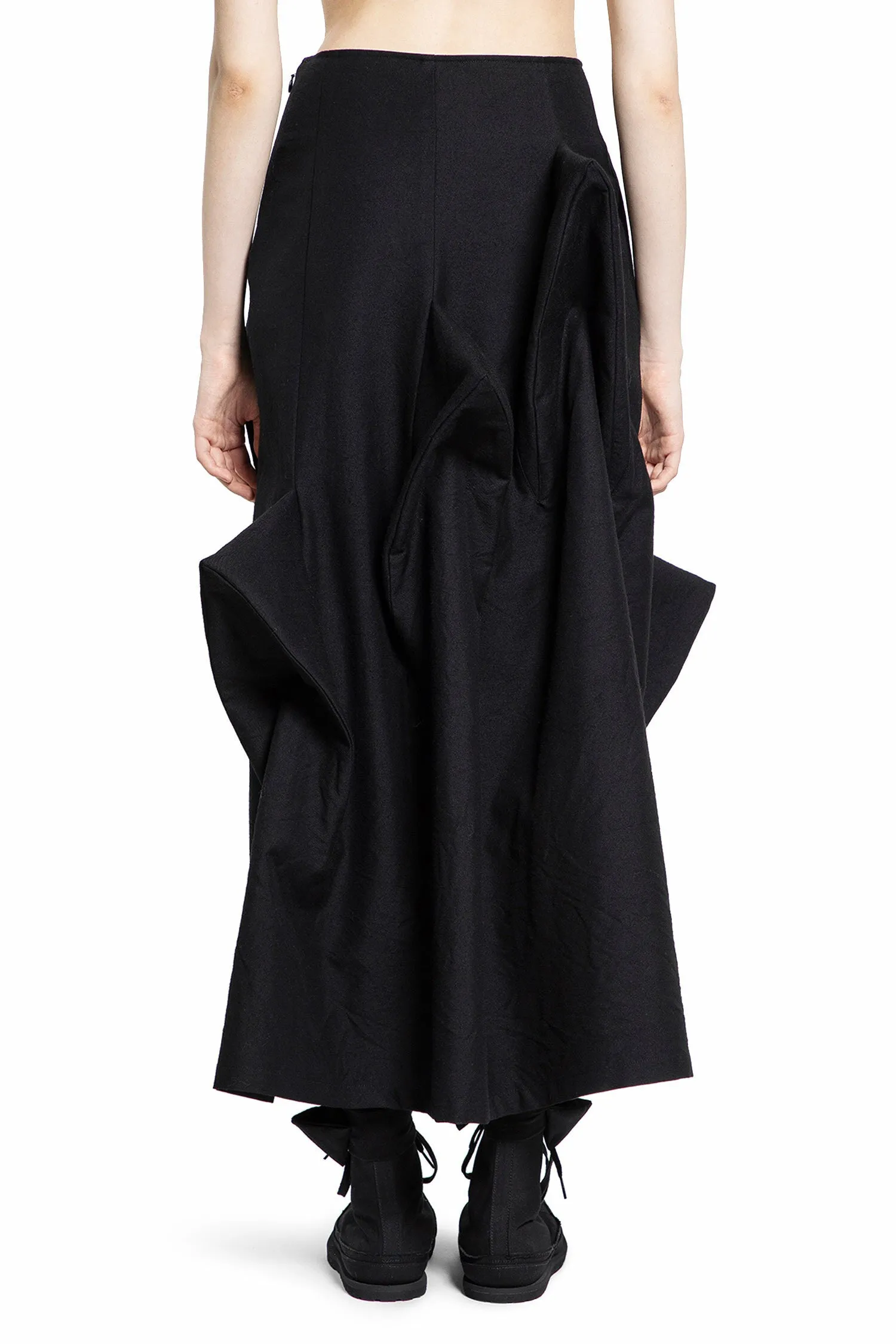 YOHJI YAMAMOTO WOMAN BLACK SKIRTS