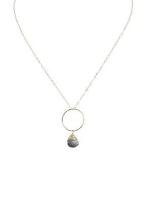 Yuliya Necklace in Labradorite